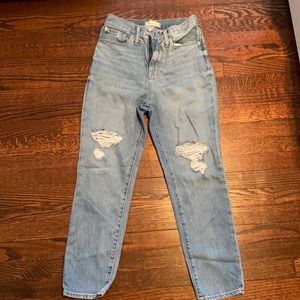 Madewell mom jeans